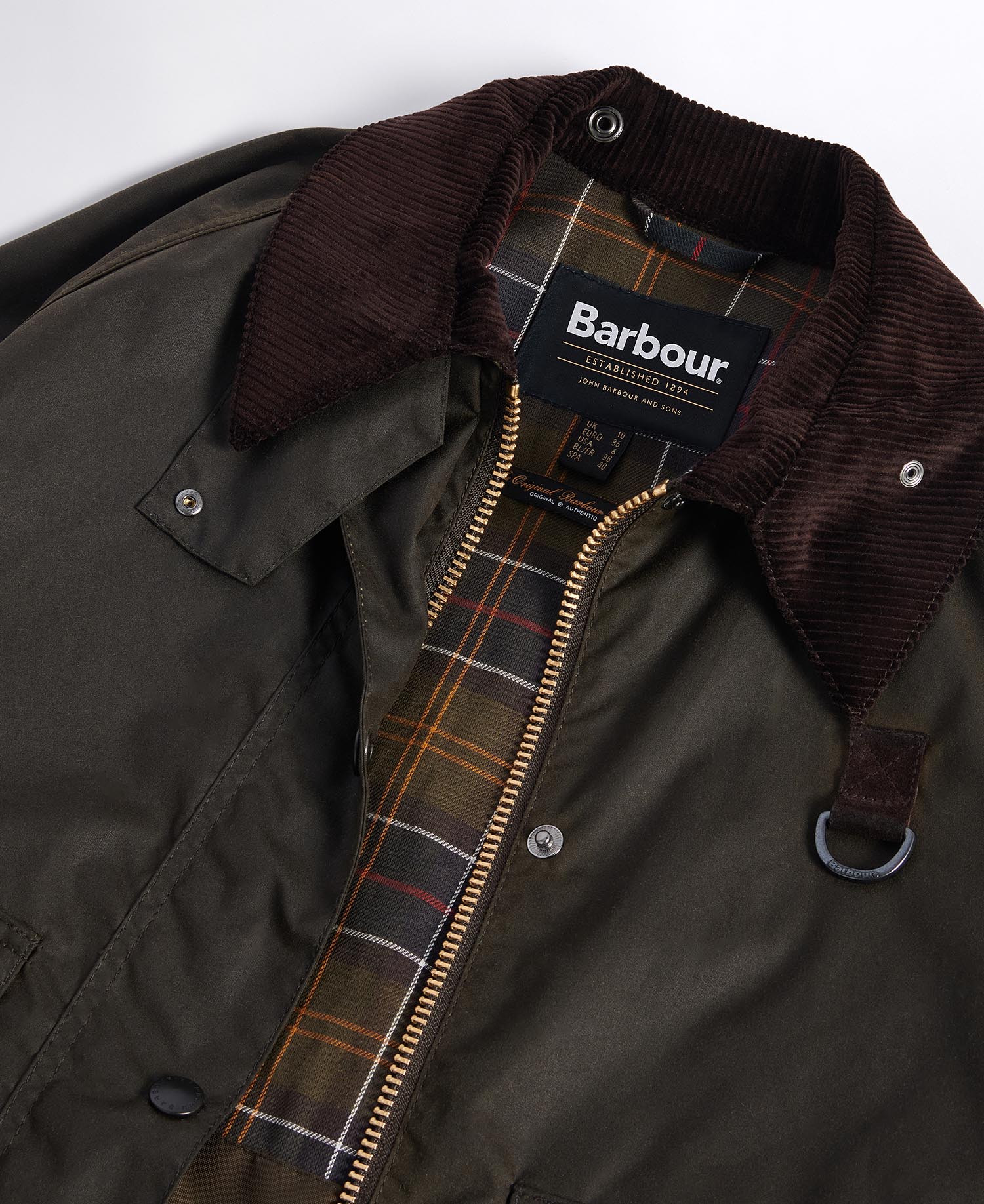 Women's Spey Waxed Jacket image number 9