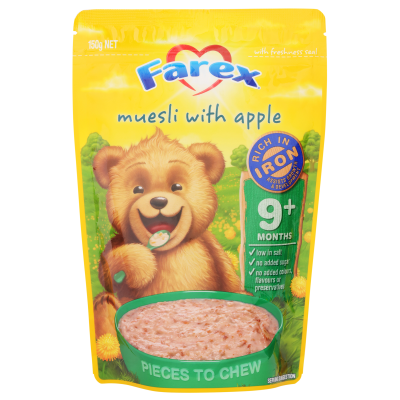  Farex® Muesli with Apple 150g 9+ months 