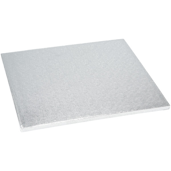 16" Square Silver Foil Cake Board