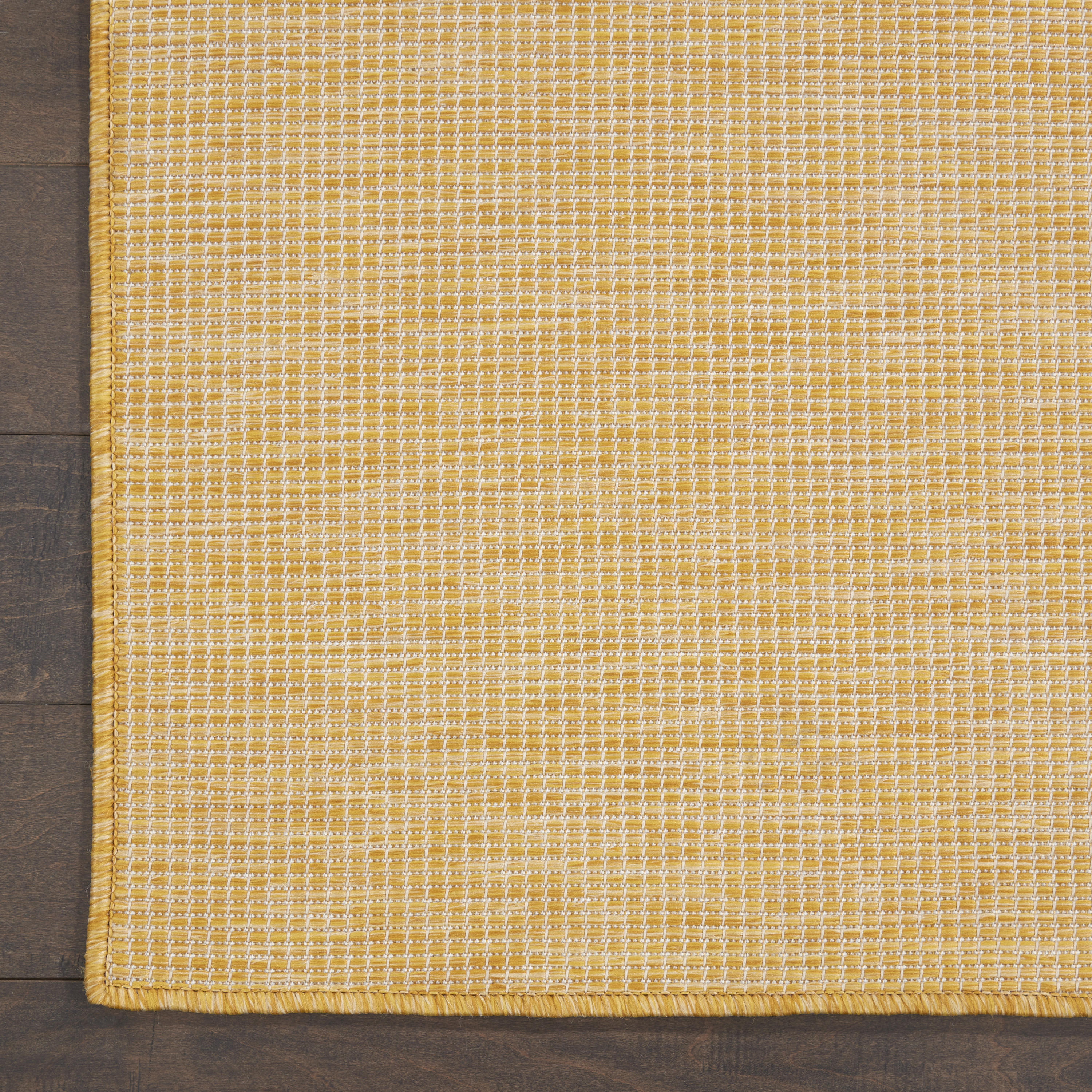 Nourison Positano 4' x 6' Yellow Modern Rug