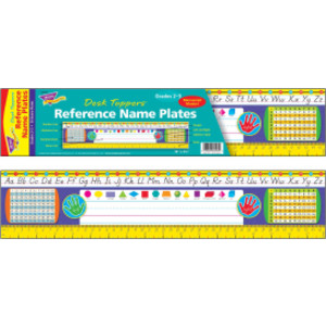 Grades 2-3 Modern Desk Toppers&reg; Ref. Name Plates, 36 ct