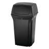 Rubbermaid Commercial, Ranger, 35 gal, Resin, Black, Square, Receptacle