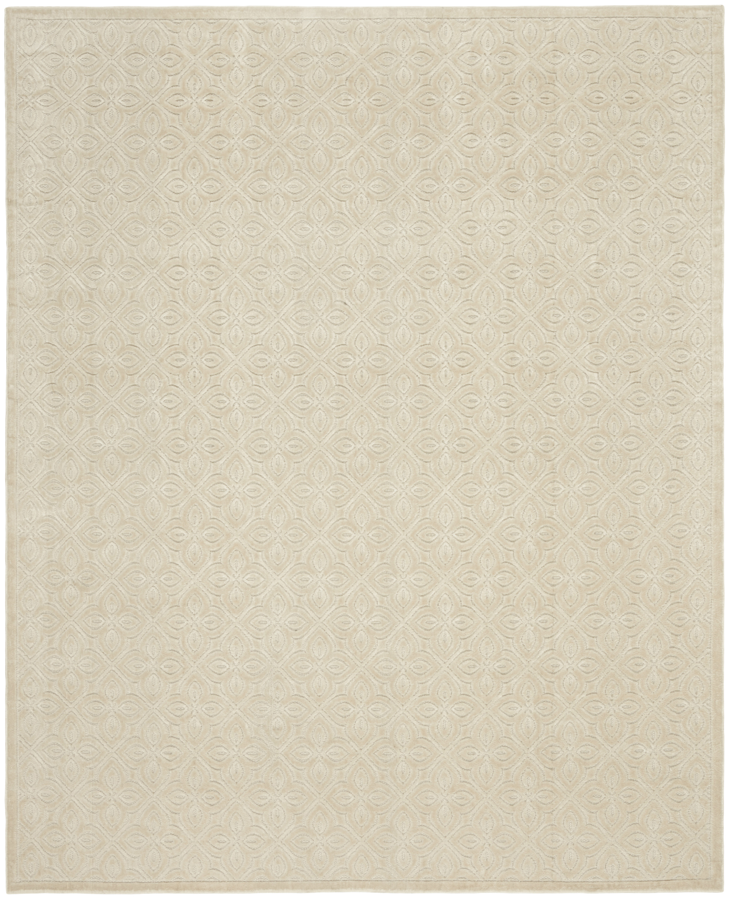 Nourison Washable Charm 8' x 10' Ivory Contemporary Indoor Rug