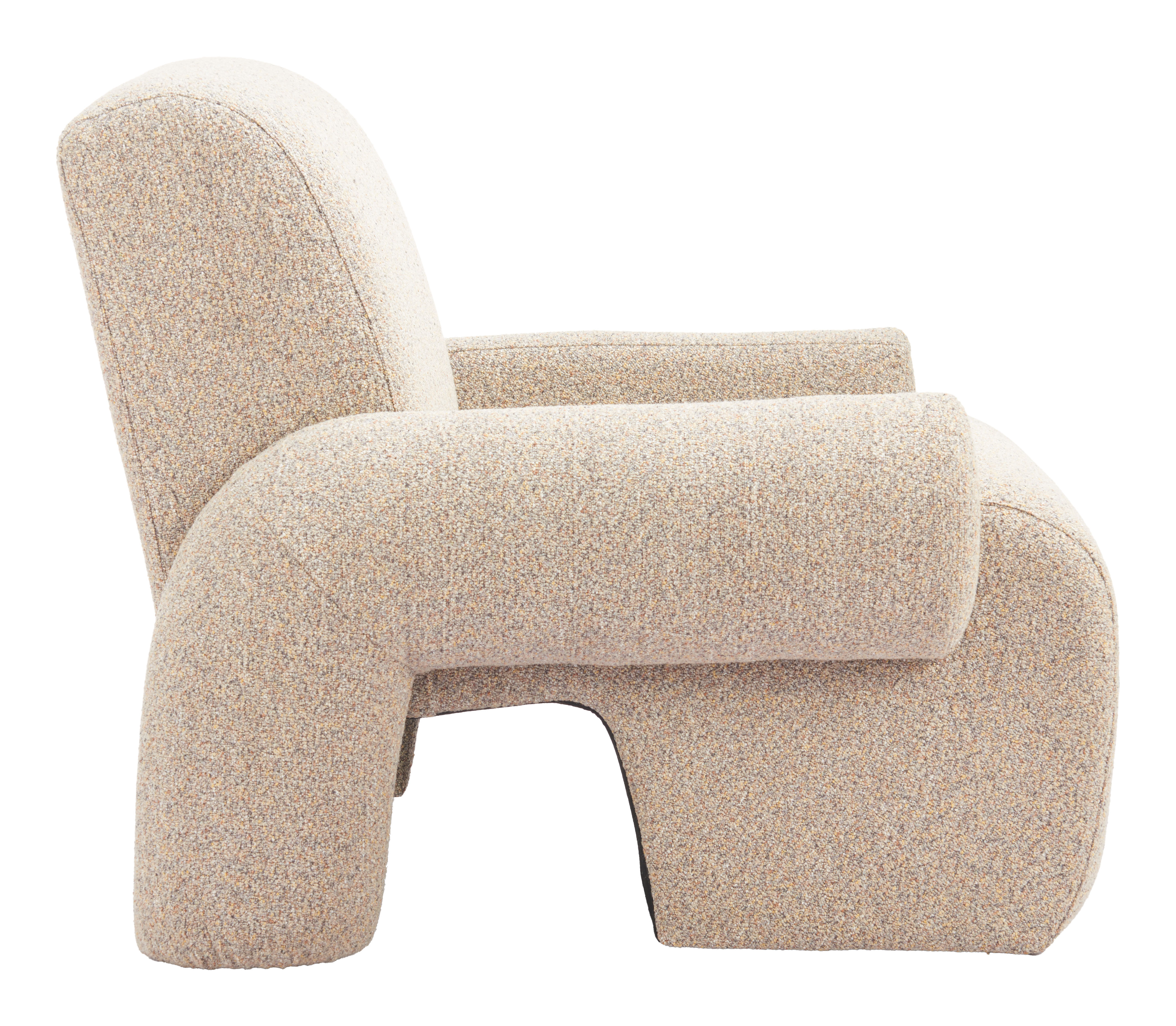Rura Accent Chair Heathered Beige product image