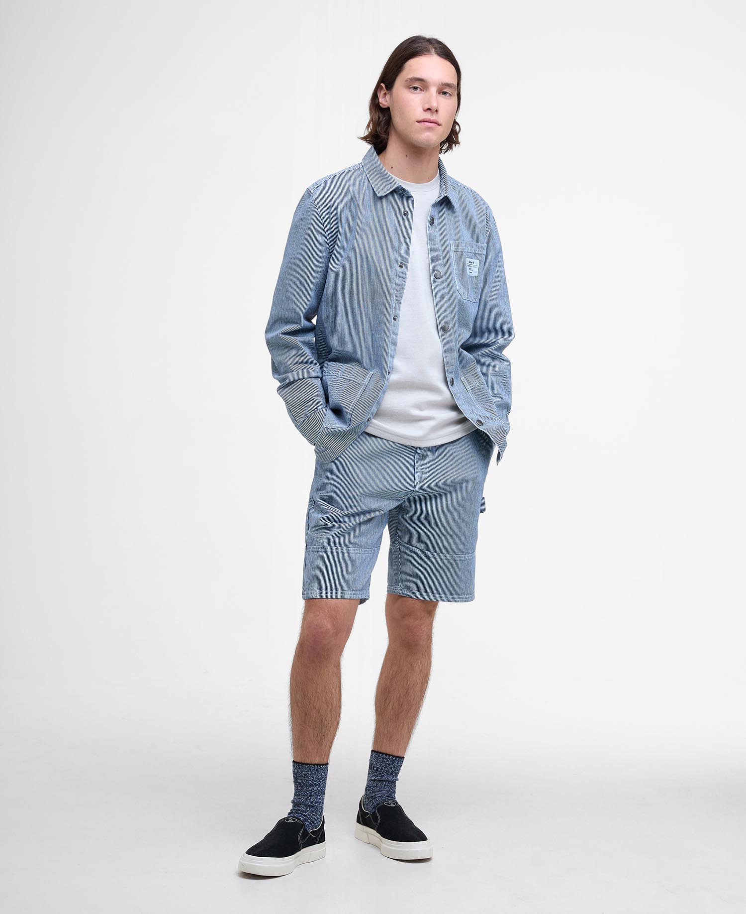 Overshirt Tindale con motivo a righe image number 1