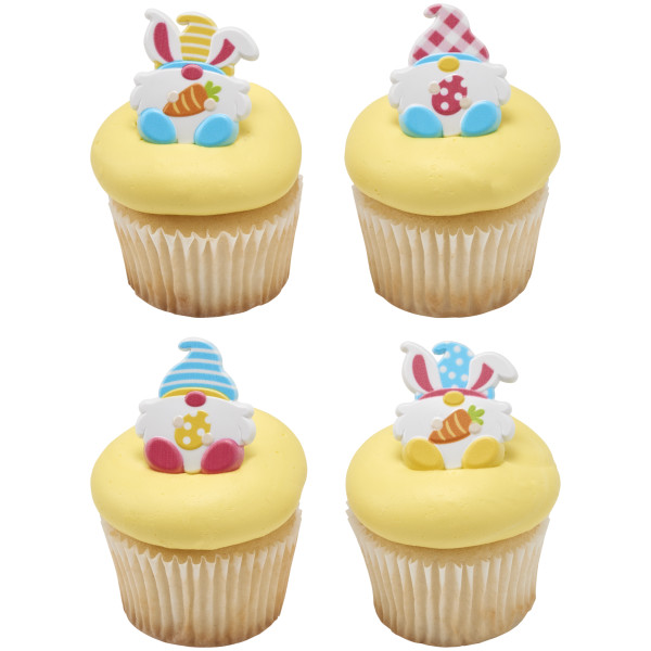 Easter Gnome Cupcake Rings