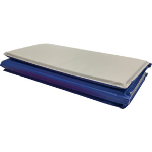 Toddler KinderMat w/ Pillow Section, 3/4" thick, Blue/Gray