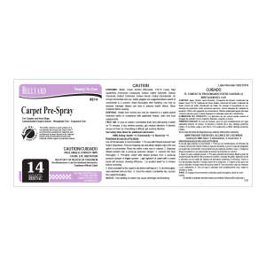 Label RTU Ars 814 Carpet Pre-Spray