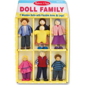 Wooden Doll Family