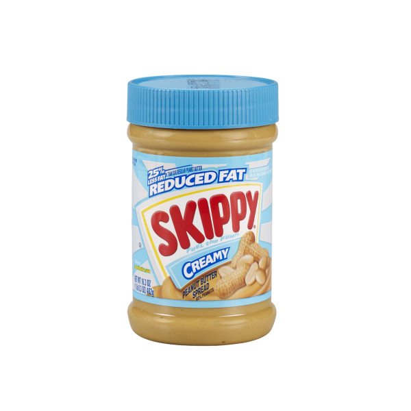 SKIPPY(r) Reduced Fat Creamy Peanut Butter, 12/16.3 oz . C1CB - Front Center Inner Pack (Hi Res)