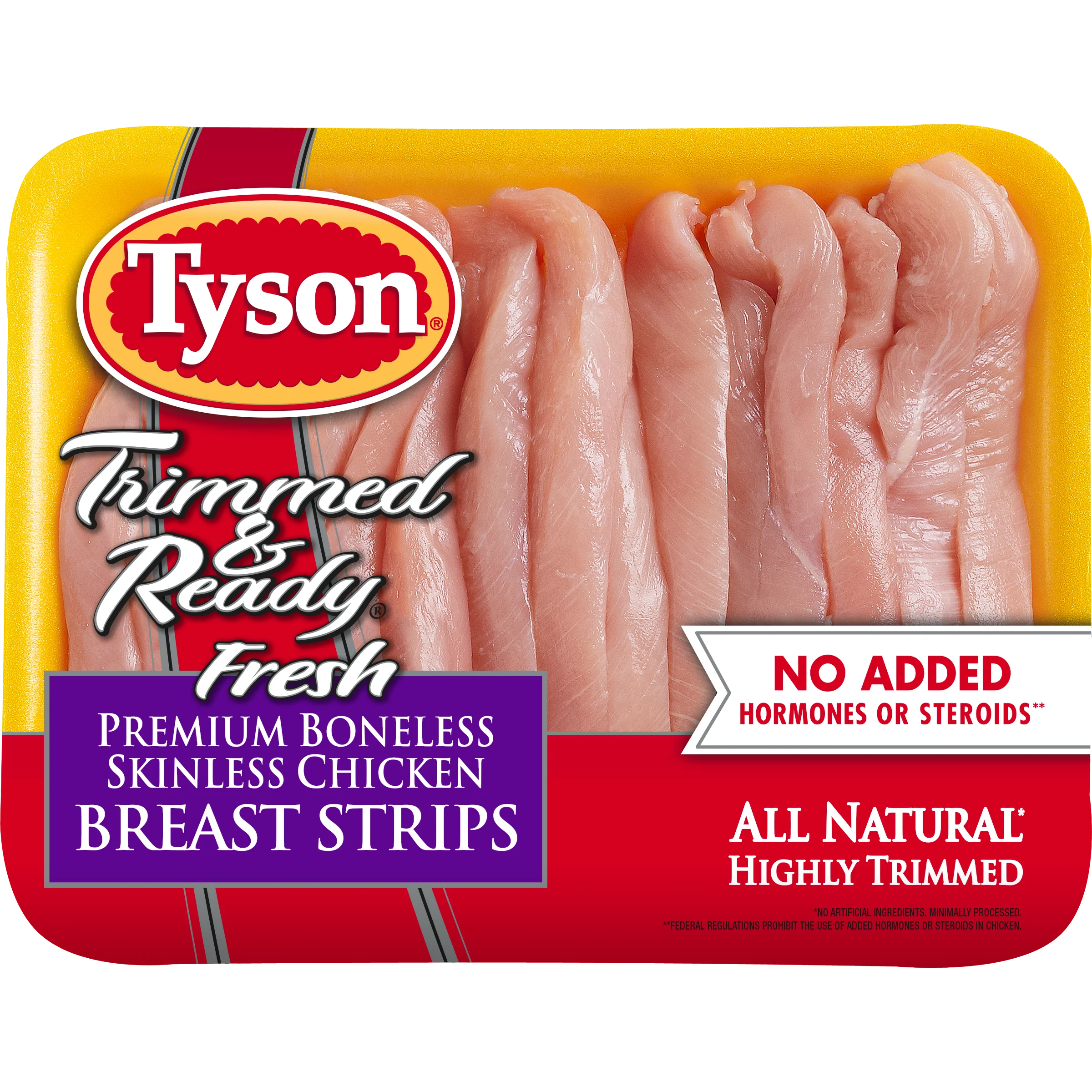 Trimmed & Ready® All Natural* Fresh Chicken Breast Strips