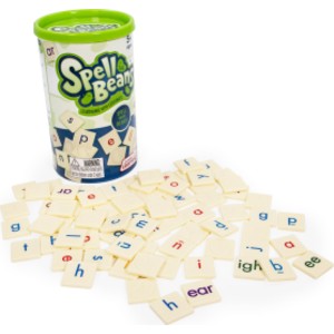 Spell the Beans Letter Tile Set, 75 Pieces