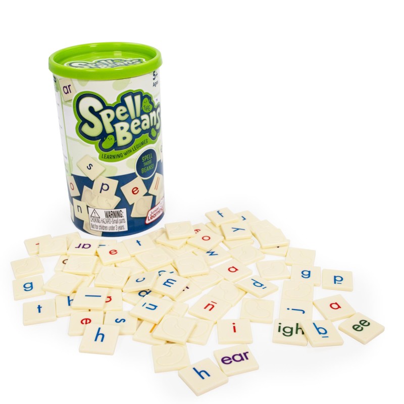 Spell the Beans Letter Tile Set, 75 Pieces