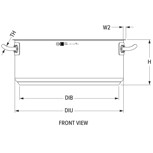 Engineering front view