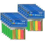 Teacher Created Resources&reg; STEM Basics: Multicolor Mini Craft Sticks, 100 Per Pack, 12 Packs TCR20923-12