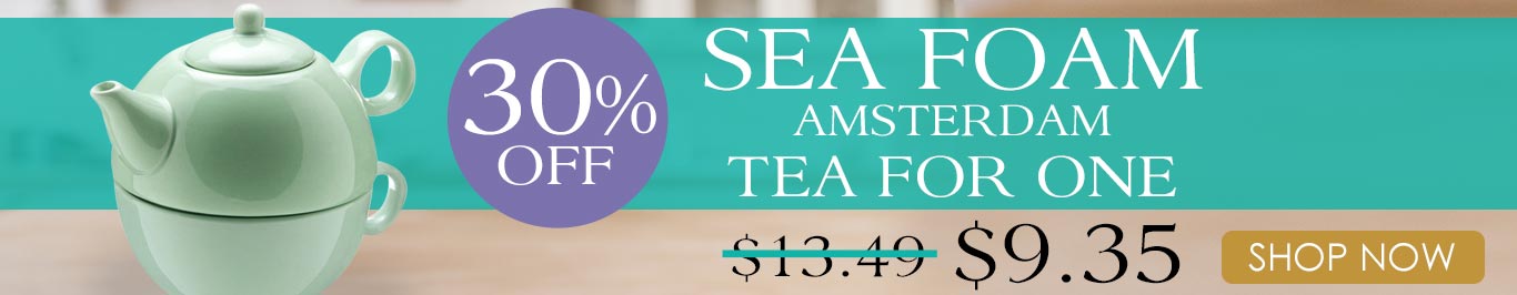 30% Off Sea Foam Amsterdam Tea for One