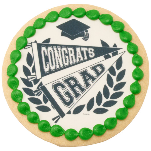 Congrats Grad Pennants PhotoCake® Edible Image®