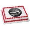 Grad Chalkboard PhotoCake® Edible Image® DecoPac