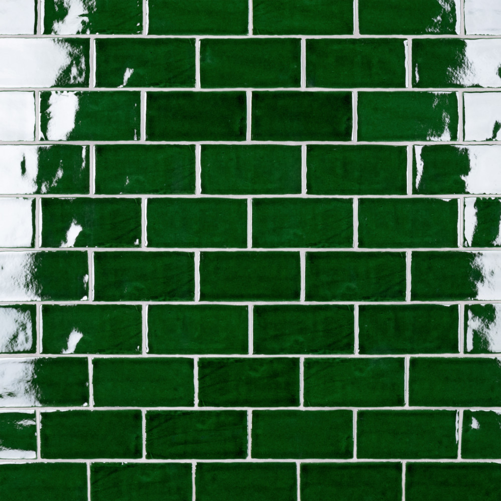 Viva Antic Verde 3x6 Rectangle Ceramic Wall Only Digital Pattern