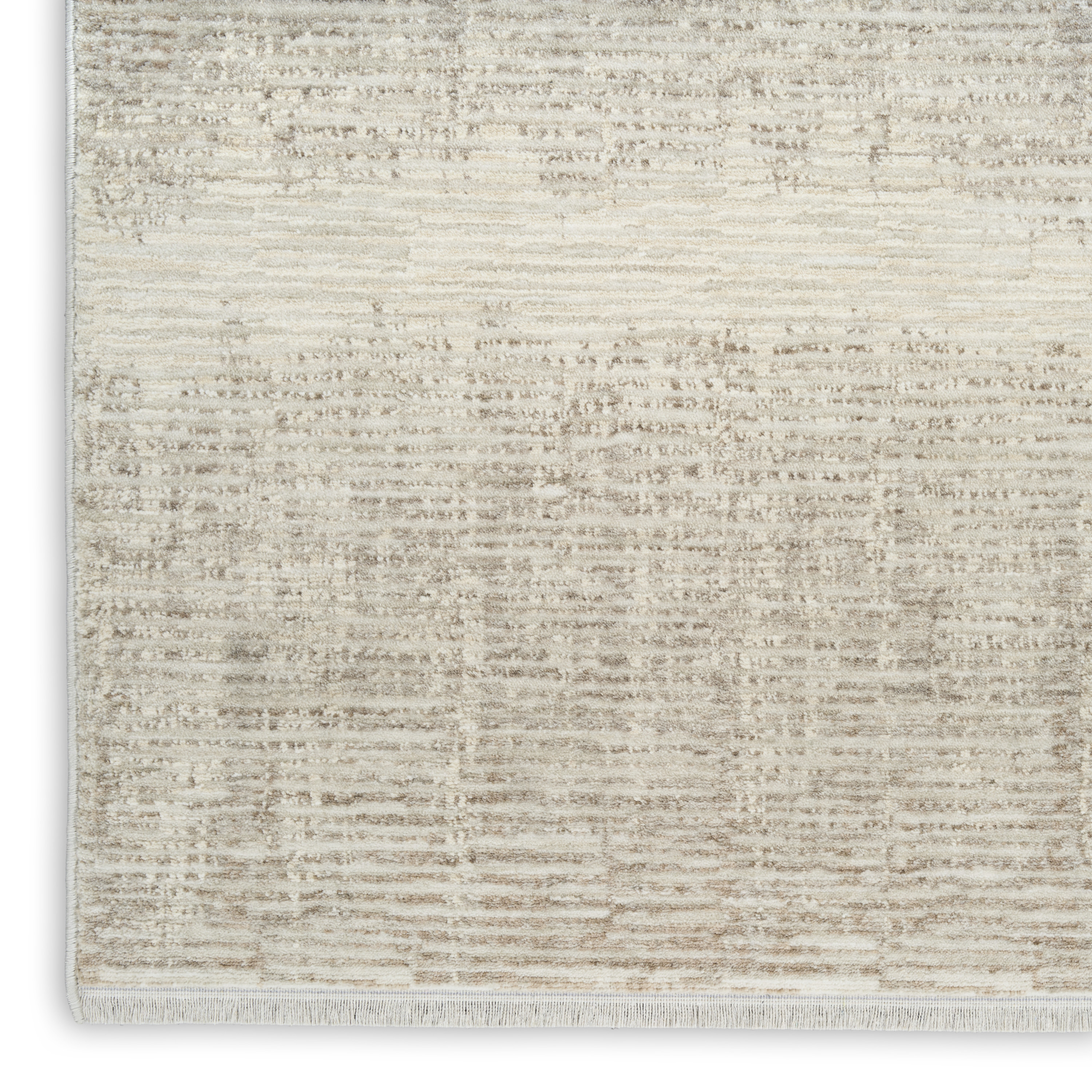 Calvin Klein CK079 Notes 5'3" x 7'3" Ivory Grey Modern Indoor Rug