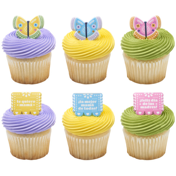 La Mejor Mama de Todas! Cupcake Rings