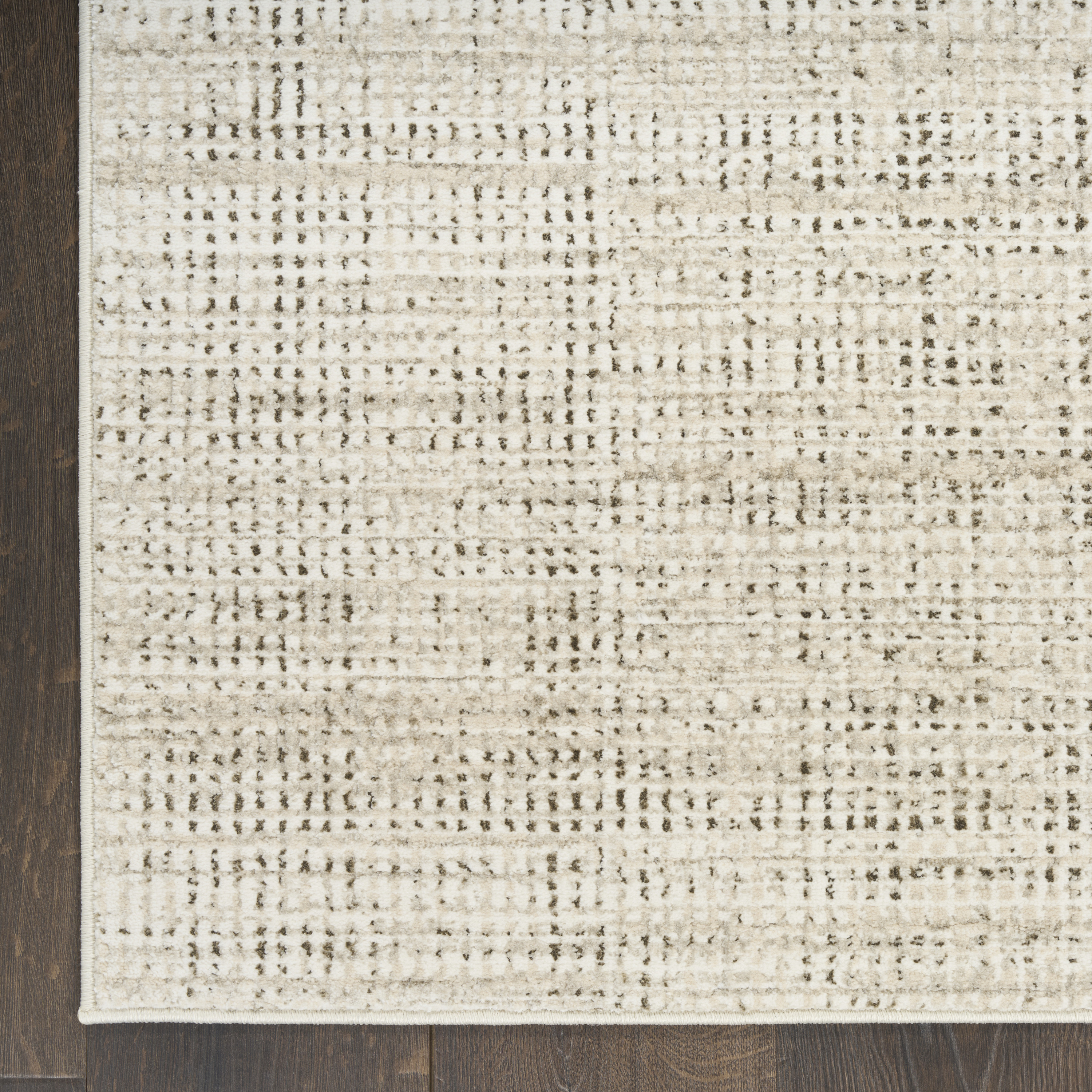 Nourison Soft Structure 7'10" x 9'10" Beige Modern Indoor Rug