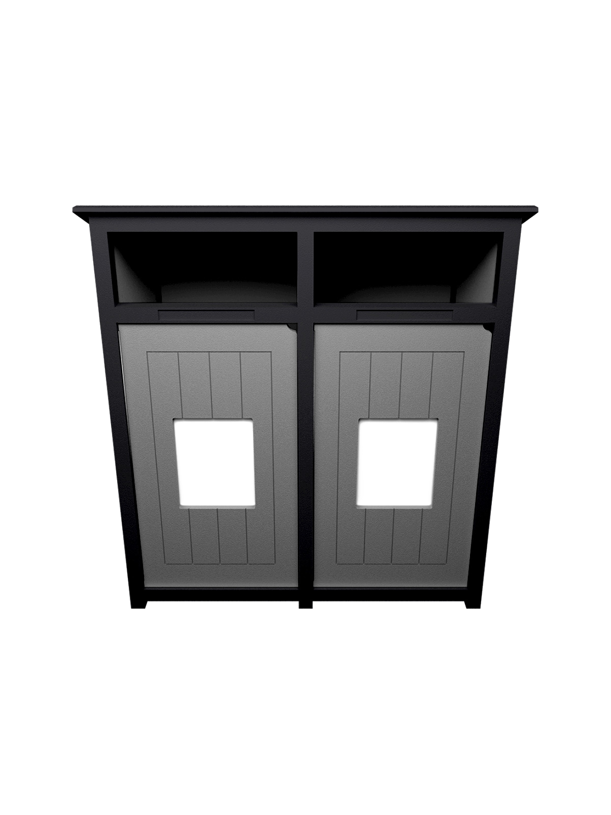AURA – Double – Unit – Full – Black-Grey