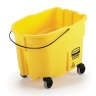 Rubbermaid Commercial, WaveBrake, 35qt, Mop Bucket w/o Wringer, Yellow