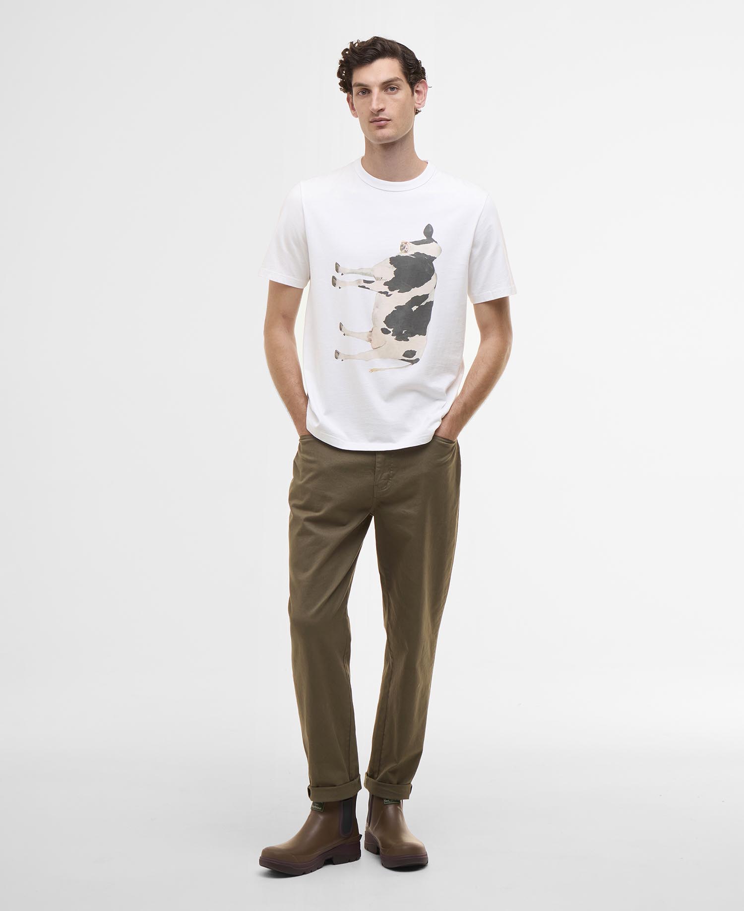T-shirt Paul Smith loves Barbour image number 3
