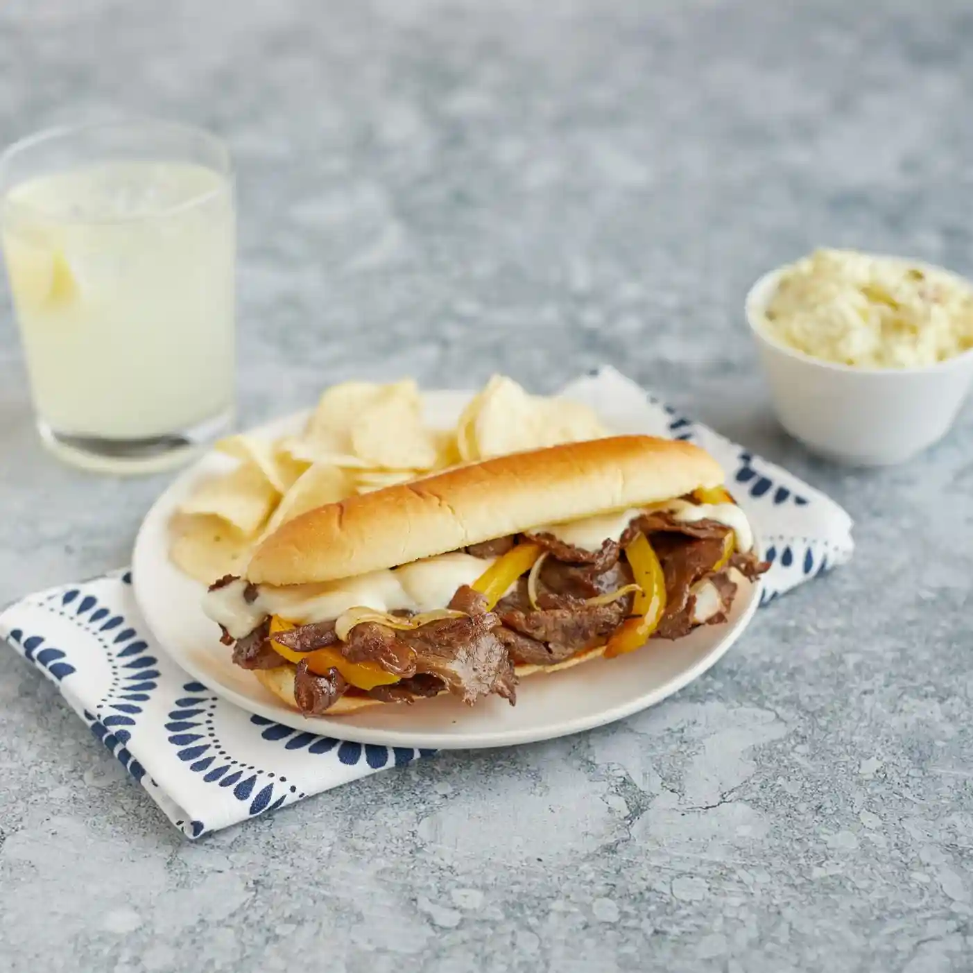 Steak-EZE® Traditional Beef Flat Steak, Lightly Marinated, 3 oz_image_2