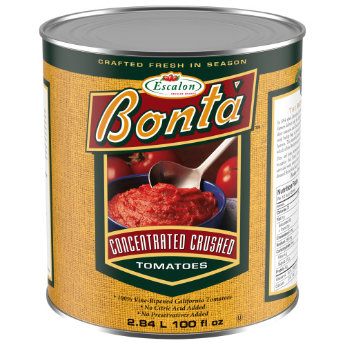  ESCALON BONTA tomates écrasées concentrées – 6 x 2,84 L 