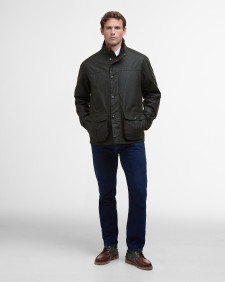 Sander Waxed Jacket Fern