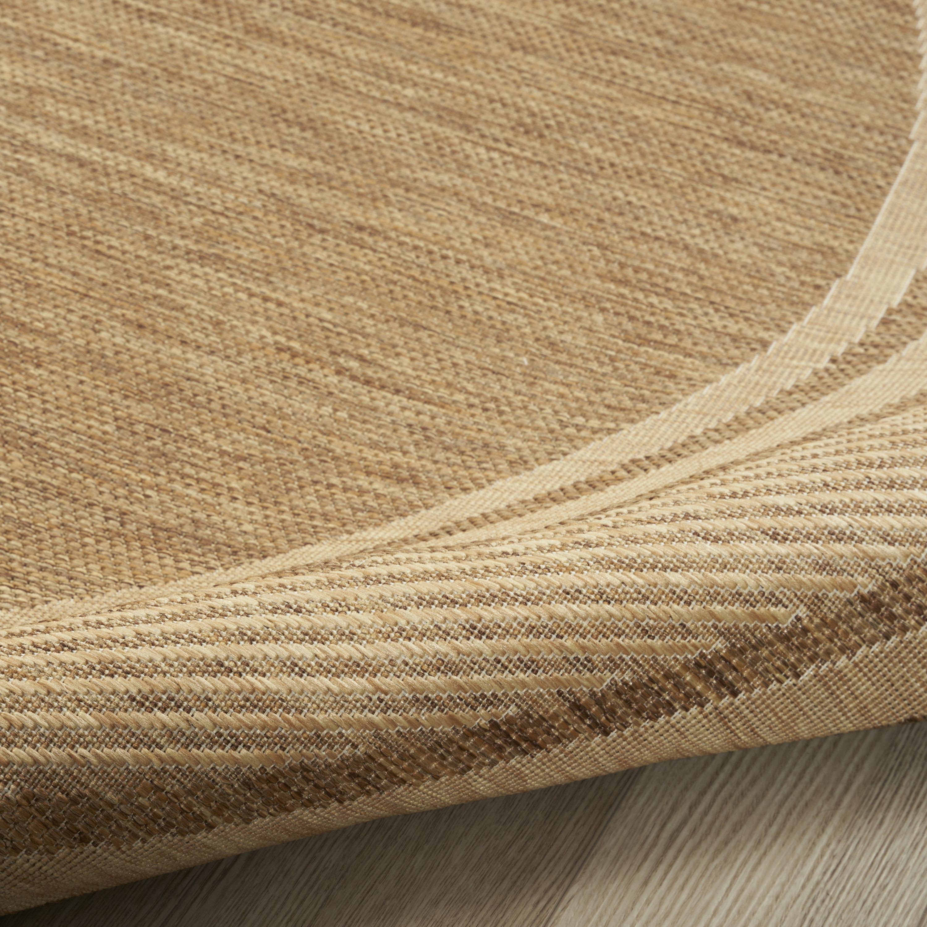 Nourison Horizon Indoor/Outdoor 8' x Round Natural Modern Rug
