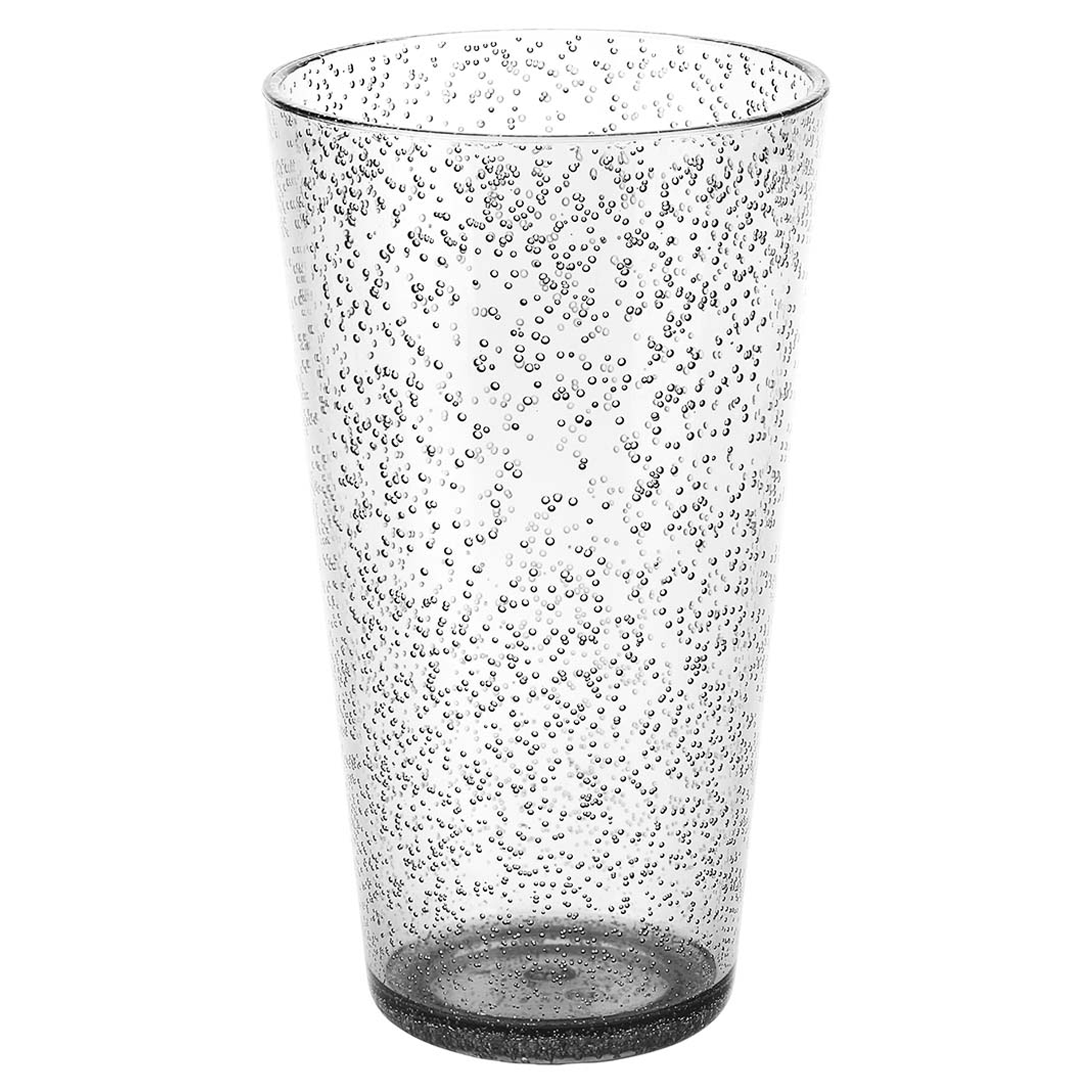Spritz 23 ounce Highball Glass, Black, 6-piece set