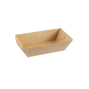 Dixie®, Poly-Coated Paper Food Tray, 5 lb Capacity, Brown