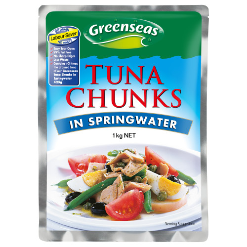  Greenseas® Tuna Chunks in Springwater 1kg 