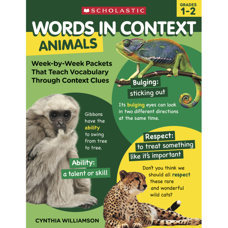 Words In Context: Animals, Grades 1-2