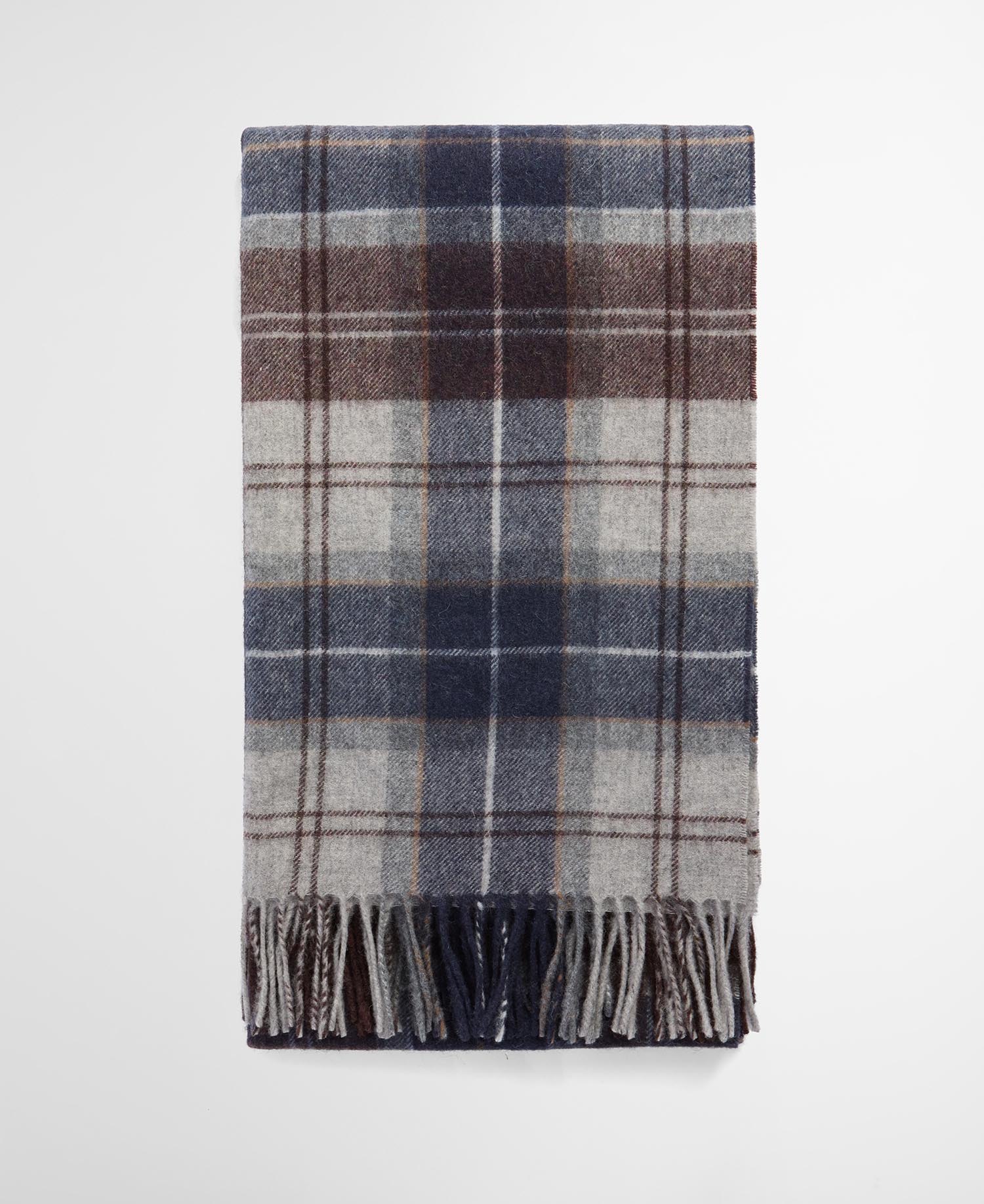 Brack Patchwork Tartan Wool Scarf image number 1