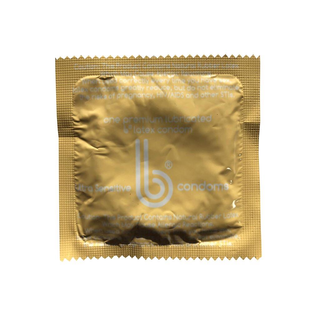 Ultra Sensitive B® Lubricated Latex Condom