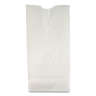 BAGGW2500, General, Grocery Paper Bags, 30 lb Capacity, #2, 4.31" x 2.44" x 7.88", White