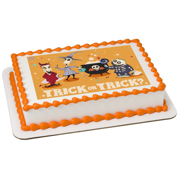 Disney Tim Burton's The Nightmare Before Christmas Trick or Trick? PhotoCake® Edible Image®