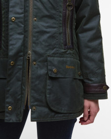 Ivy Waxed Jacket Fern