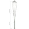 18-inch stainless steel piano whip