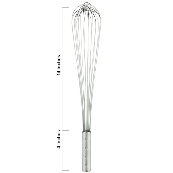 18-inch stainless steel piano whip