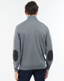 Loyton Merino Half Zip Sweatshirt Grey Marl