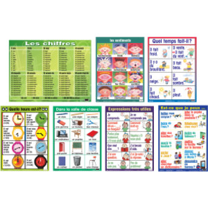 French Essential Classroom Posters Set I