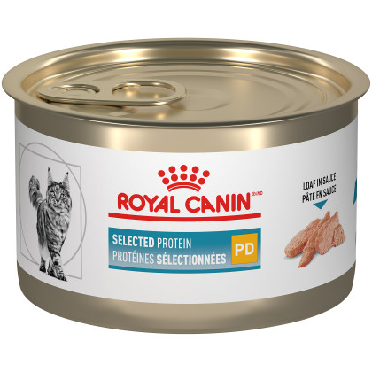 Royal Canin Veterinary Diet Feline Selected Protein PD Loaf in Sauce Canned Cat Food