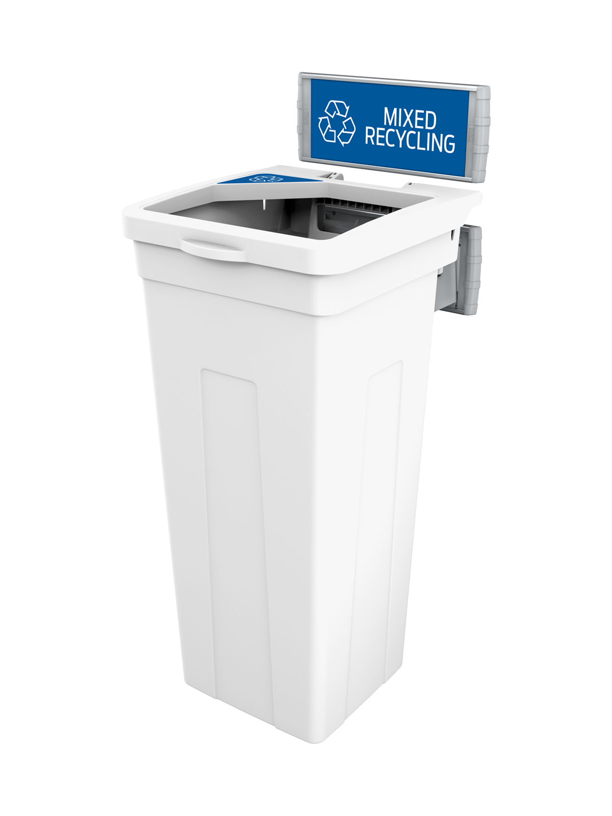RISE – Single – Kit – Mixed Recycling – Full – White