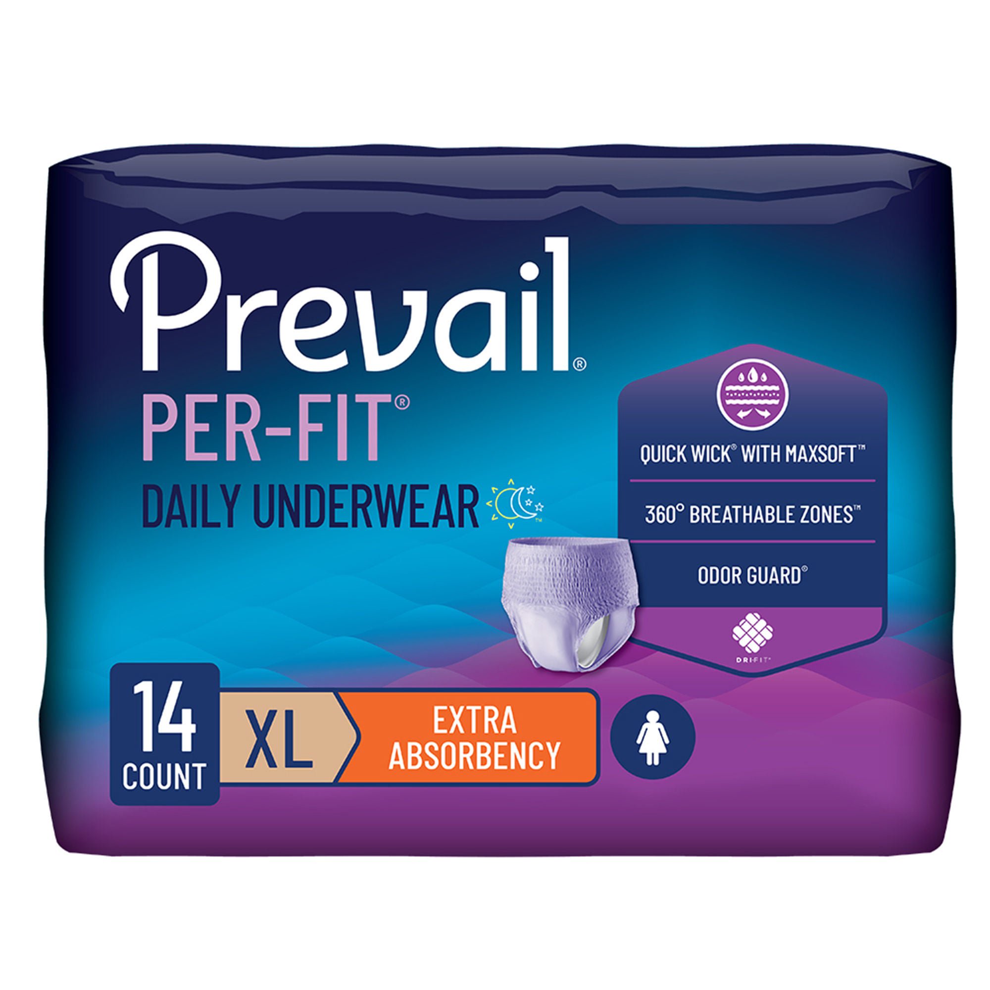 Prevail® Per-Fit® Women Extra Absorbent Underwear, Extra Large