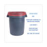 Boardwalk,  LLDPE Liner, 33 gal Capacity, 33 in Wide, 39 in High, 1.3 Mils Thick, Red